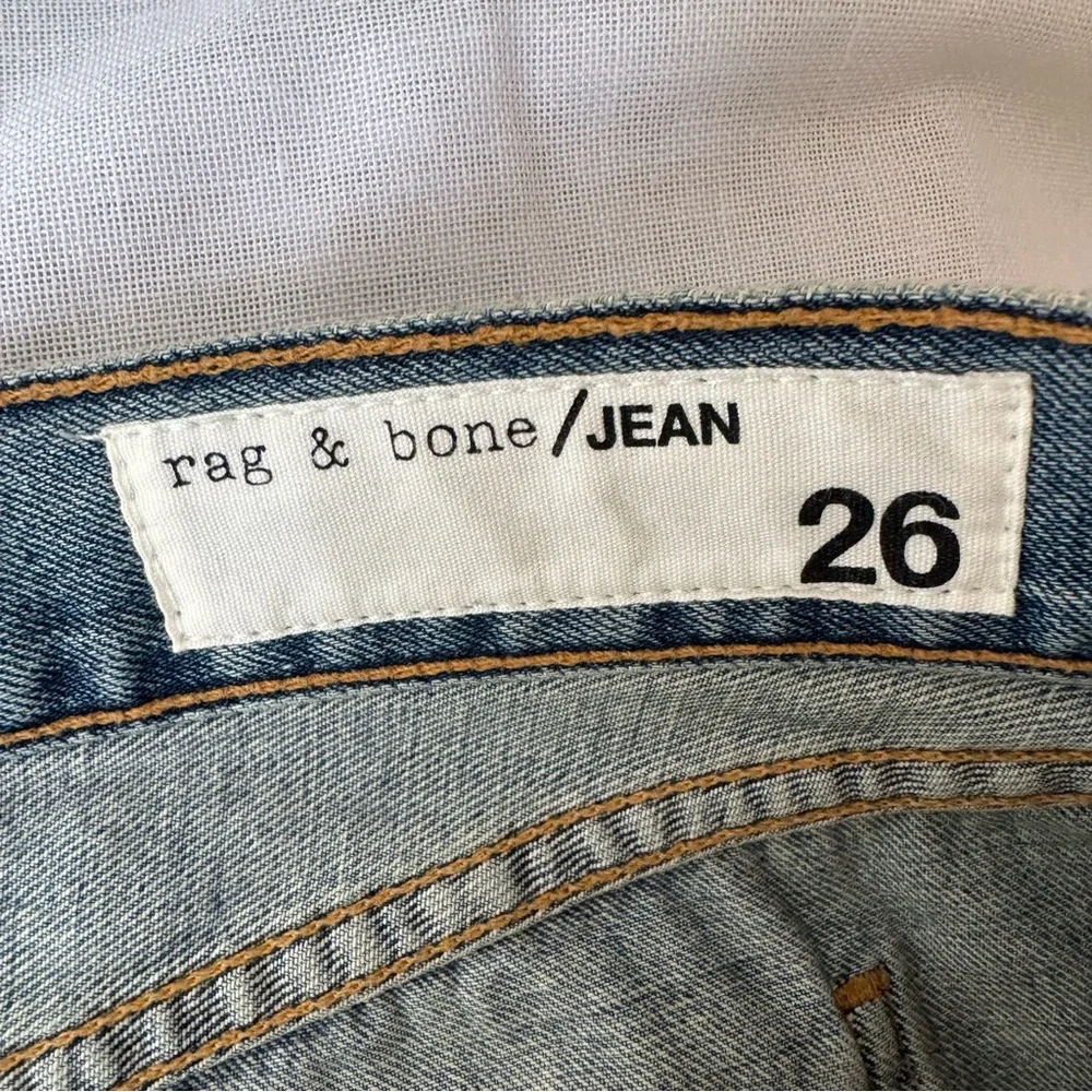 Rag & Bone Sz 26 Distressed Denim Blue Shorts 0024 - Picture 10 of 14